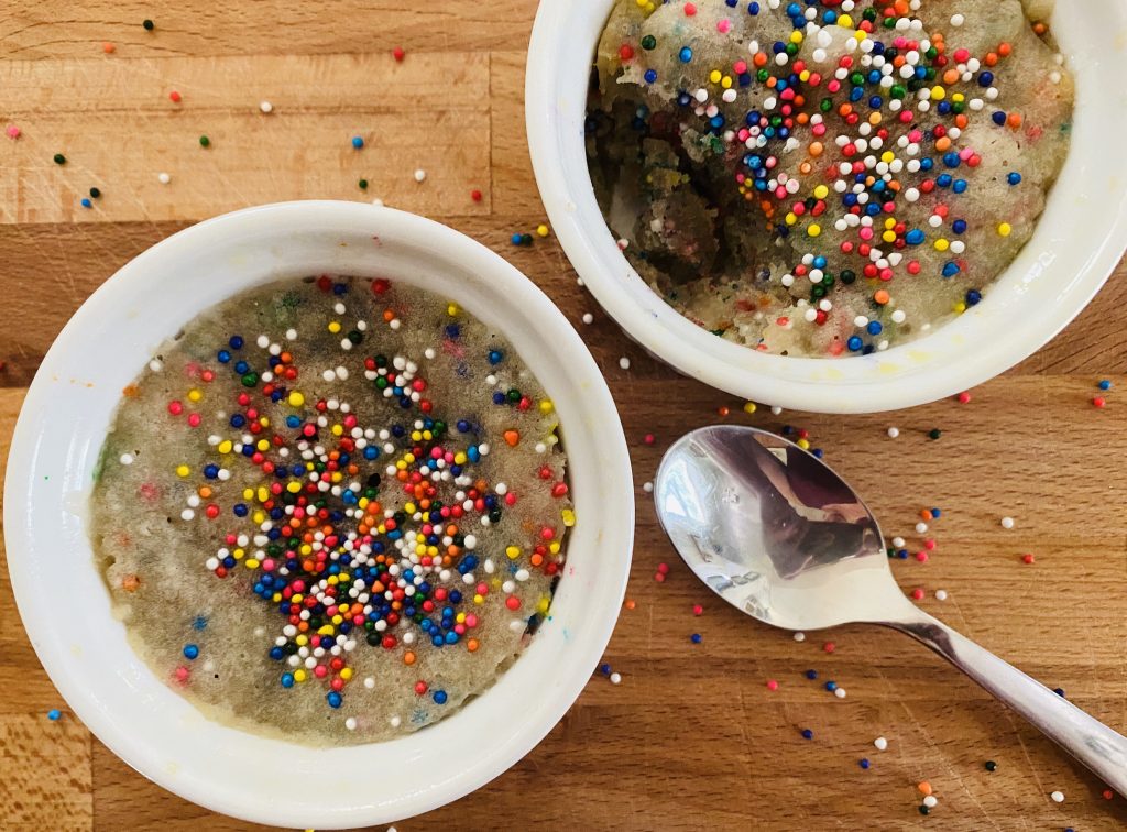 Diabetic christmas sugar free mug cake