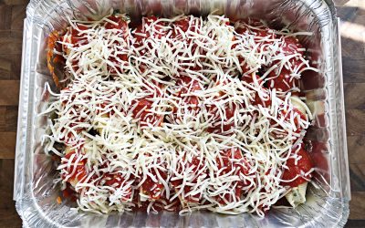Spinach and Ricotta Stuffed Shells Freezer Meal