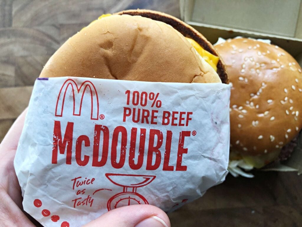 mcdonalds mcdouble burger