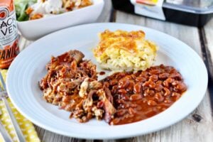 pulled pork dinner