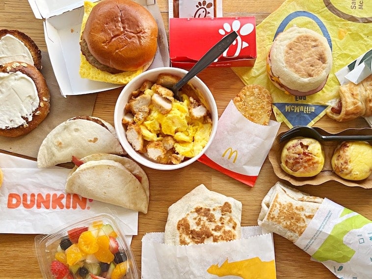 fast food breakfast