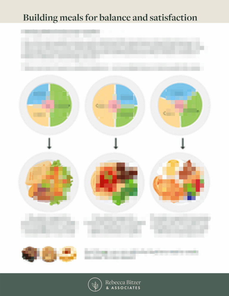 Intuitive Eating Worksheets Make Practicing Gentle Nutrition Easy ...