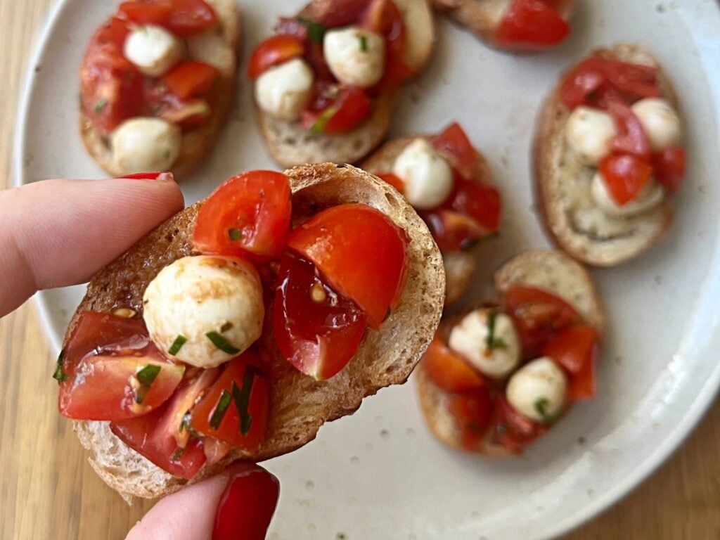 gluten free bruschetta 