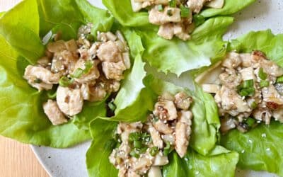 Low FODMAP Chicken Lettuce Wraps