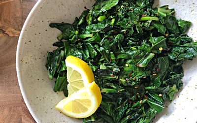 Low FODMAP Collard Greens
