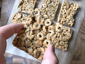 cheerio bars back to school snack