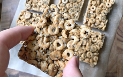 Peanut Butter Cheerio Bars are a Satisfying Back to School Snack