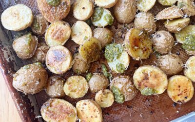 Crispy Pesto Potatoes for a Flavorful Side Dish