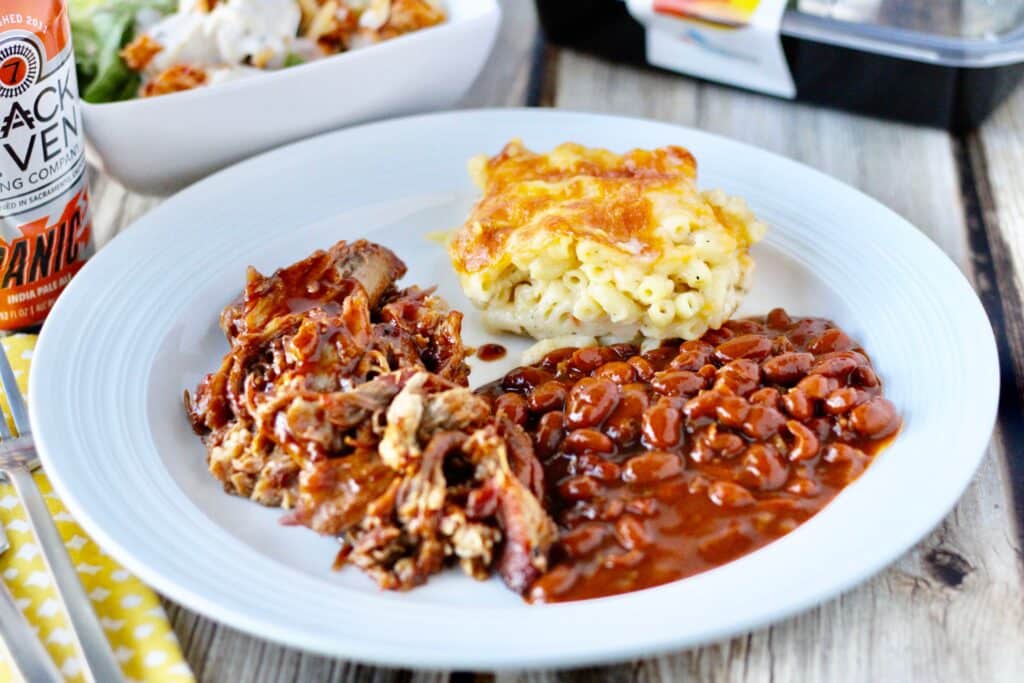 pulled pork dinner