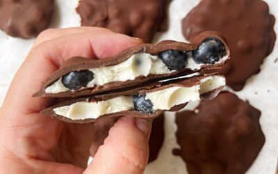 Low FODMAP Frozen Yogurt Clusters